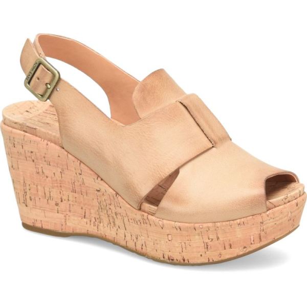 Korkease | Alex - Natural Barley Korkease Womens Wedges