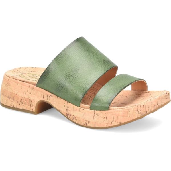 Korkease | Alia - Alpe Green Korkease Womens Sandals - Click Image to Close