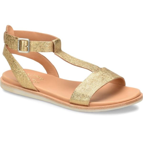 Korkease | Zukey - Oro Gold Metallic Korkease Womens Sandals