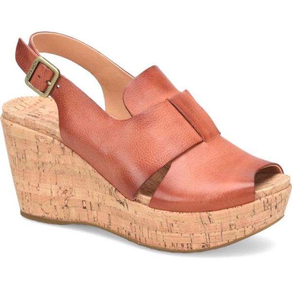 Korkease | Alex - Orange (Kerala) Korkease Womens Wedges