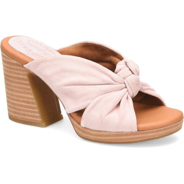 Korkease | Haya - Pink Rose Suede Korkease Womens Sandals