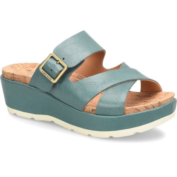 Korkease | Callie - Turquoise Cayman Korkease Womens Sandals