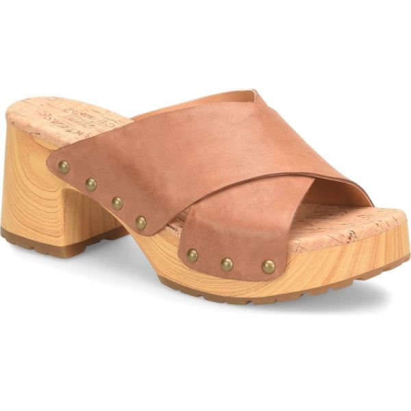 Korkease | Tatum - Brown Cognac Korkease Womens Sandals