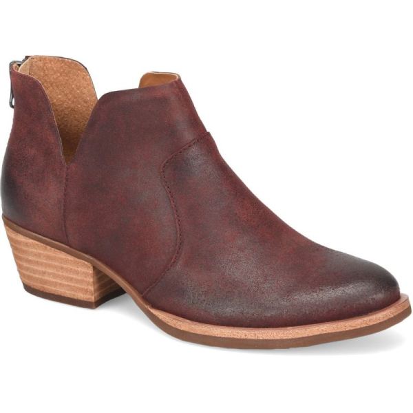 Korkease | Skye - Dk Red Brick Distressed Korkease Womens Boots