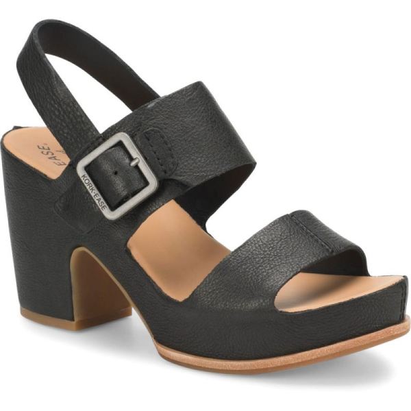 Korkease | San Carlos - Black Korkease Womens Sandals