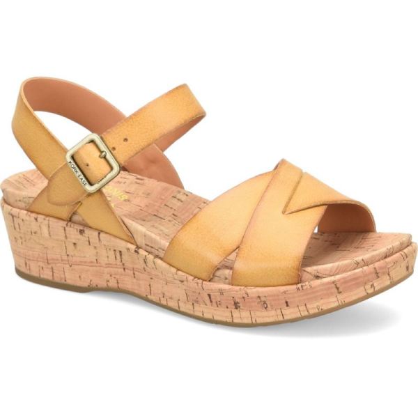 Korkease | Myrna 2.0 - Yellow Mostardo Korkease Womens Sandals