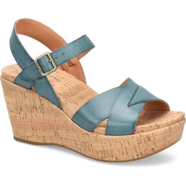 Korkease | Ava 2.0 - Turquoise (Guinea) Korkease Womens Sandals