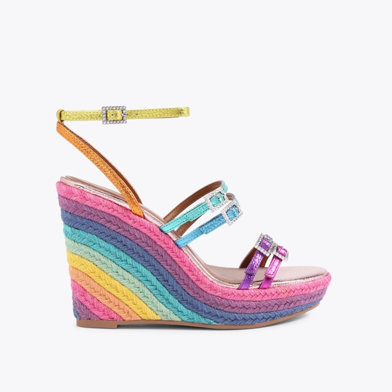 Kurt Geiger Women's Pierra Wedge Heel - Multi / Other | Canada Outlet