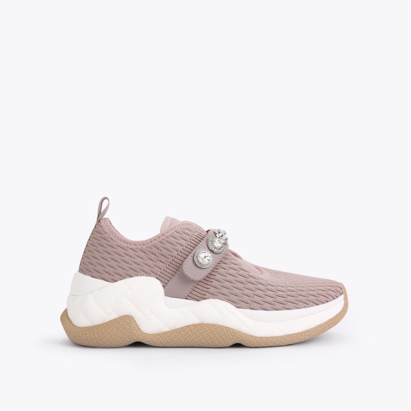 Kurt Geiger Women's London Knit Jewel - Blush | Canada Outlet