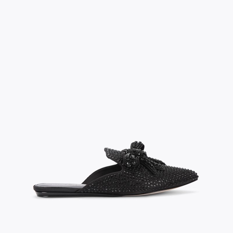 Kurt Geiger Women's Olive Bow Mule - Black | Canada Outlet