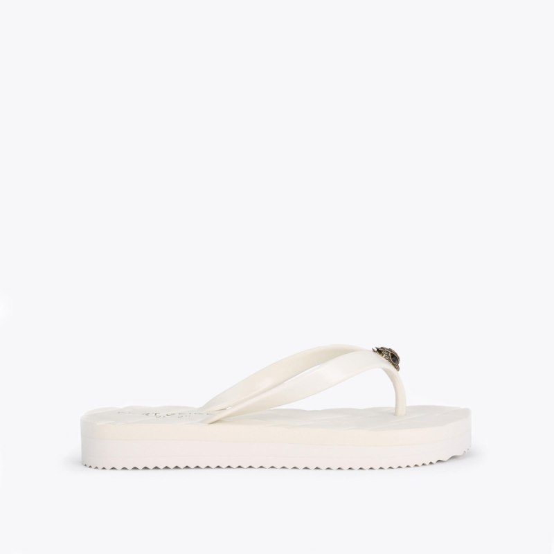 Kurt Geiger Women's Kensington Flip Flop - Bone | Canada Outlet