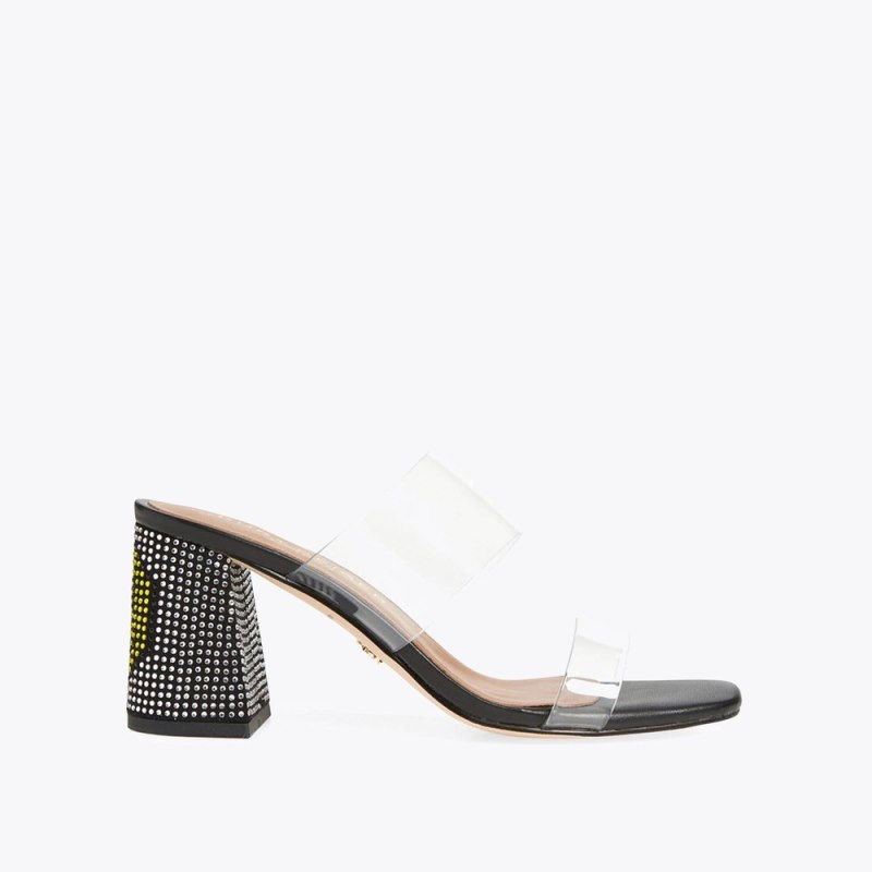 Kurt Geiger Women's Party Block Sandal - Black | Canada Outlet
