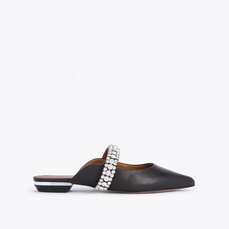 Kurt Geiger Women's Princley Flat Mule - Black | Canada Outlet