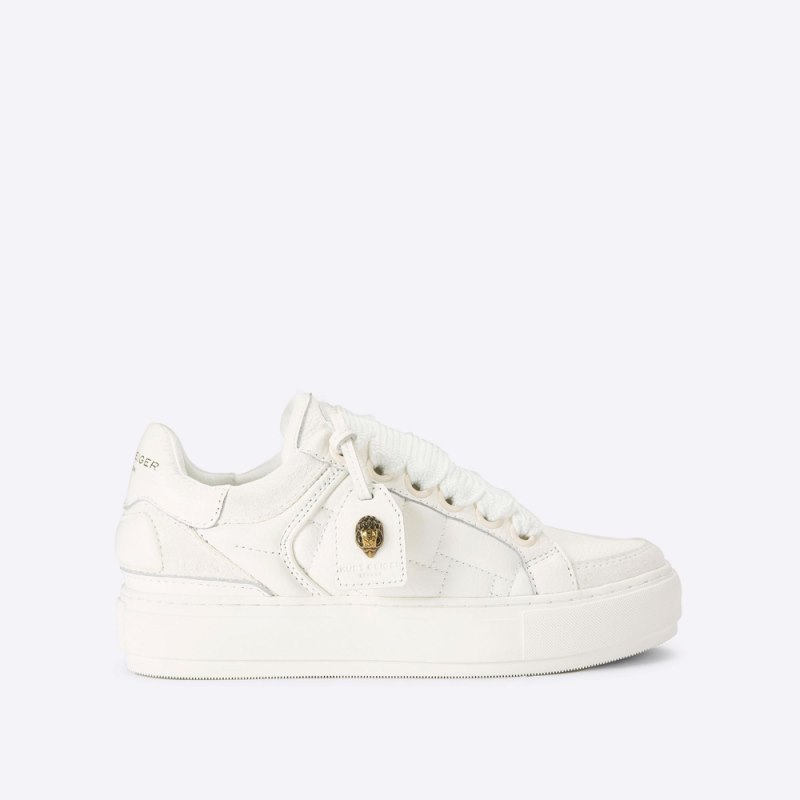 Kurt Geiger Women's Southbank Tag Sneaker - White | Canada Outlet