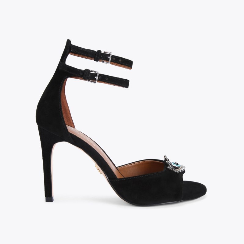 Kurt Geiger Women's Olive Eye Sandal - Black | Canada Outlet