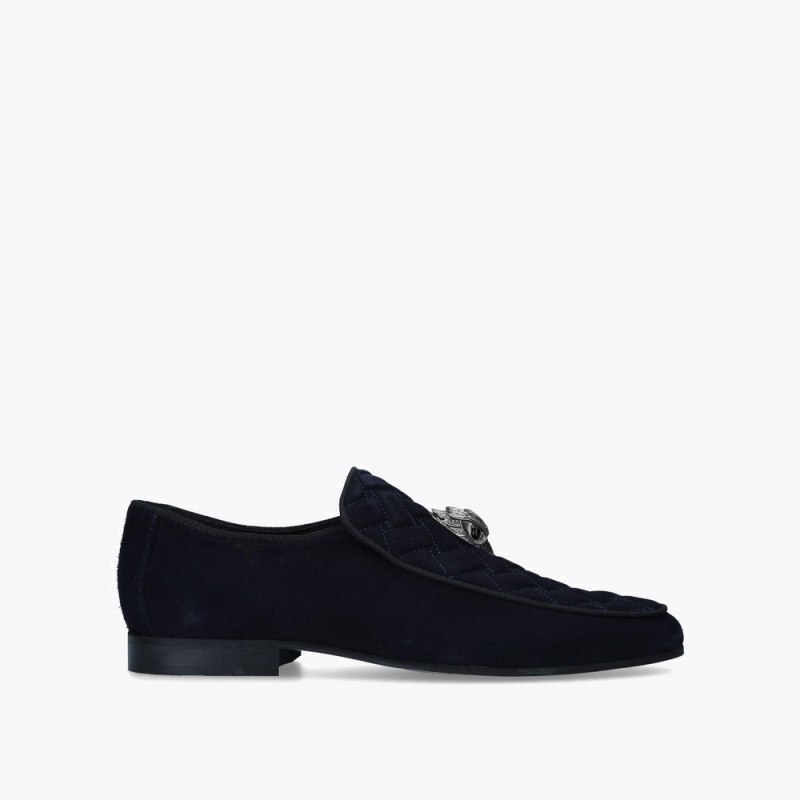 Kurt Geiger Mens Hugh Eagle Loafer - Navy | Canada Outlet