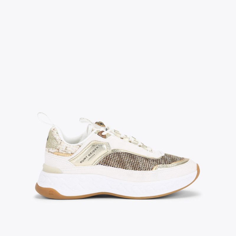 Kurt Geiger Women's Kensington Sneaker - Beige | Canada Outlet