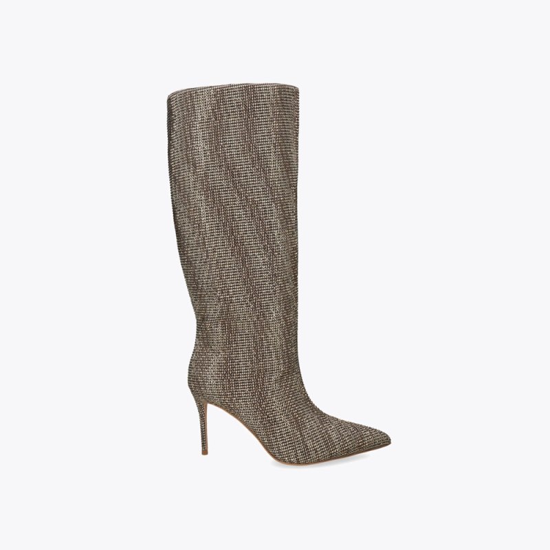 Kurt Geiger Women's Belgravia Knee Boot - Beige | Canada Outlet
