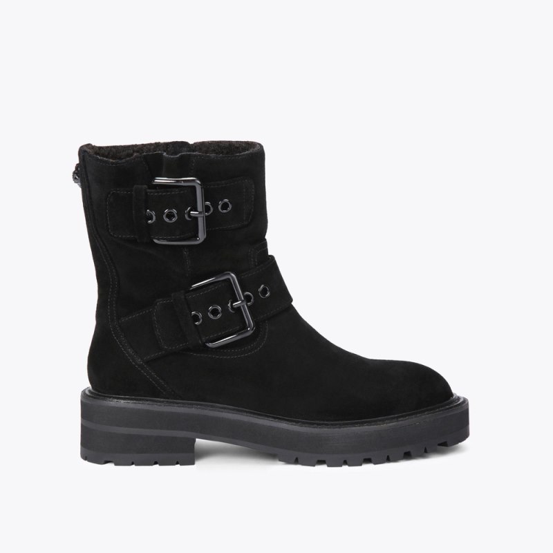 Kurt Geiger Women's Hackney Biker Boot - Black | Canada Outlet