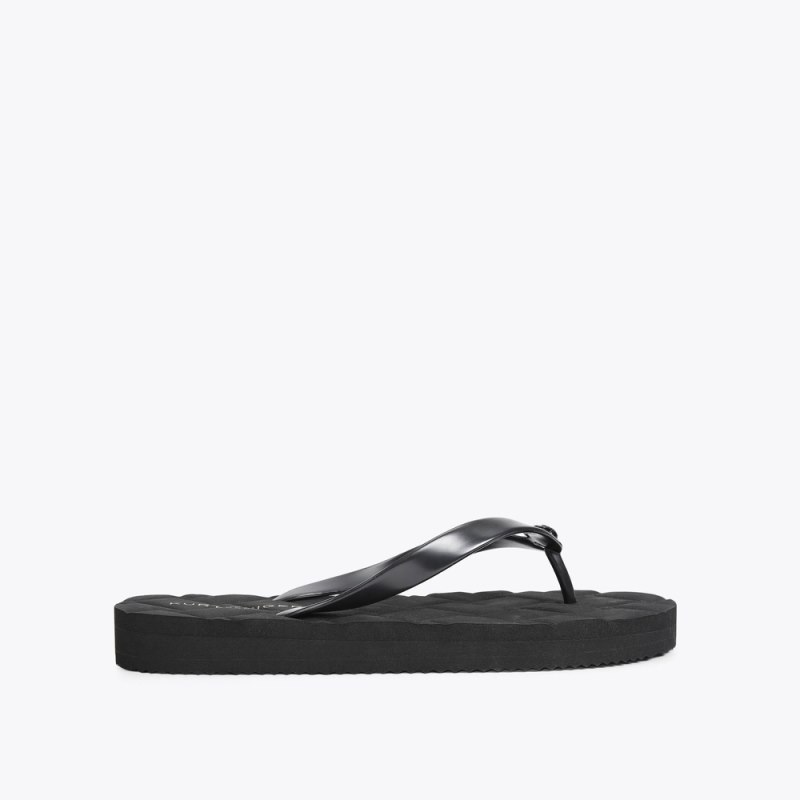 Kurt Geiger Mens Kensington Sandal - Black | Canada Outlet