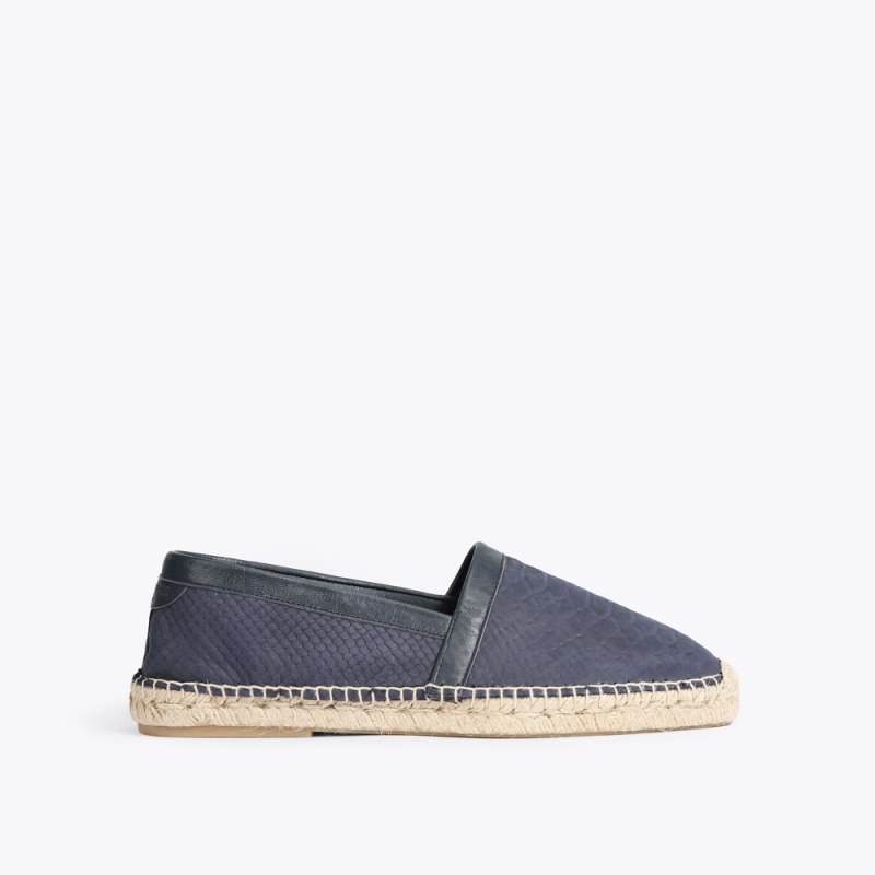 Kurt Geiger Mens Isaac Espadrille - Navy | Canada Outlet