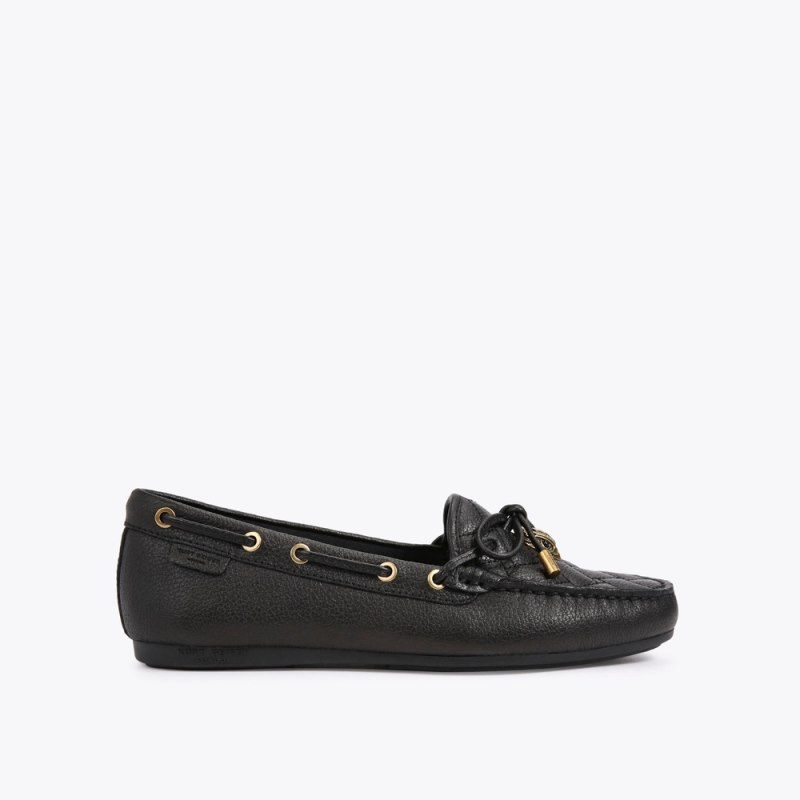 Kurt Geiger Women's Eagle Moccasin Flat - Black | Canada Outlet