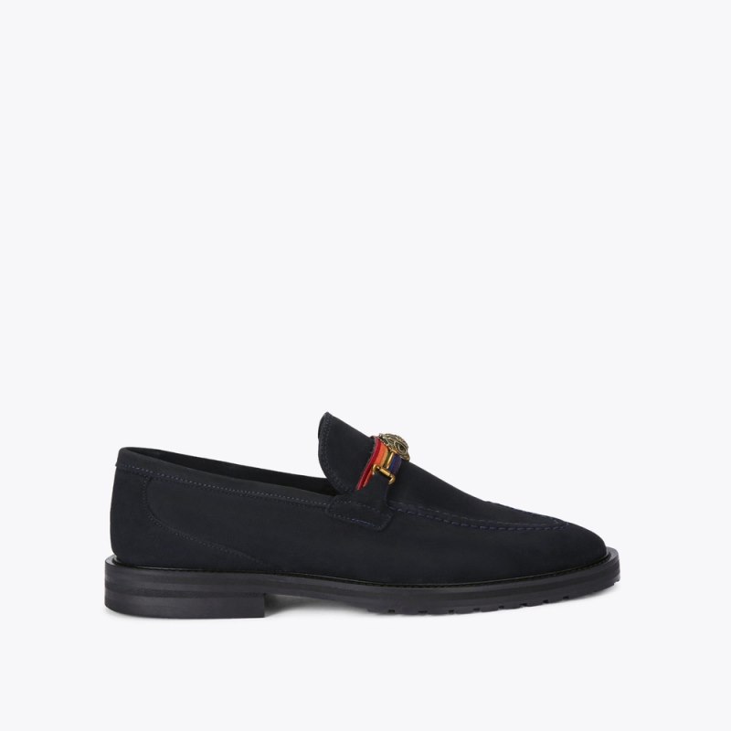 Kurt Geiger Mens Bates Loafer - Navy | Canada Outlet