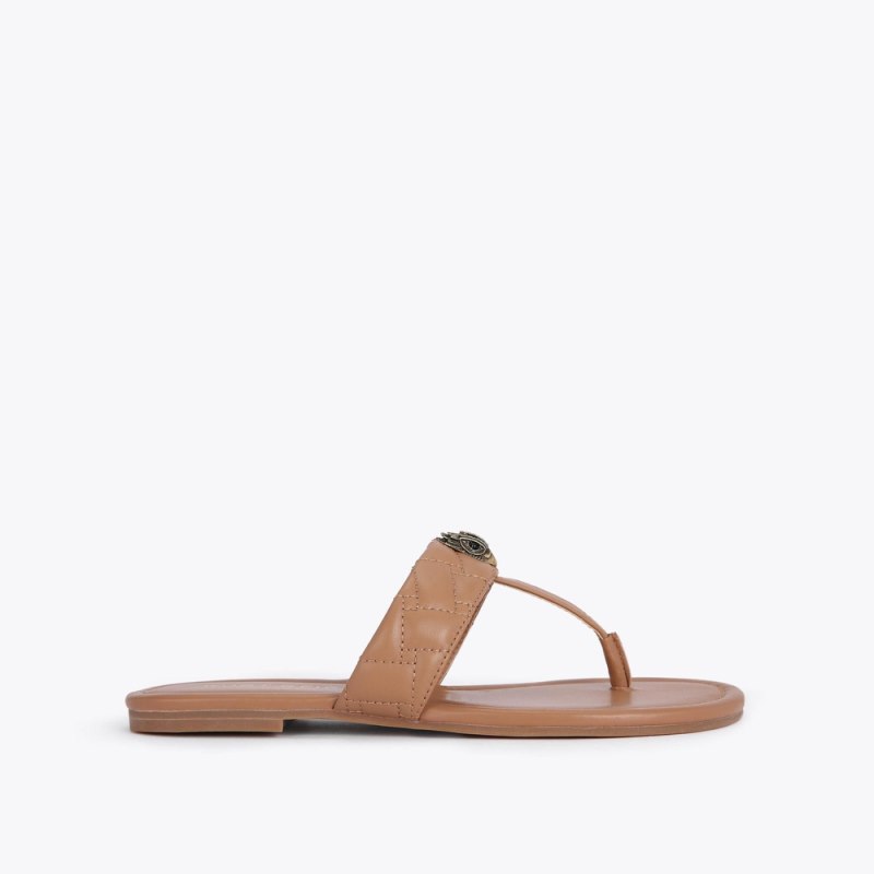 Kurt Geiger Women's Kensington Sandal - Camel | Canada Outlet