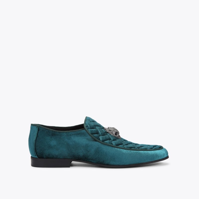 Kurt Geiger Mens Hugh Eagle Head - Teal | Canada Outlet
