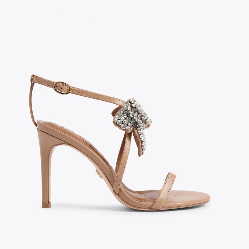 Kurt Geiger Women's Bromley Bow Sandal - Camel | Canada Outlet