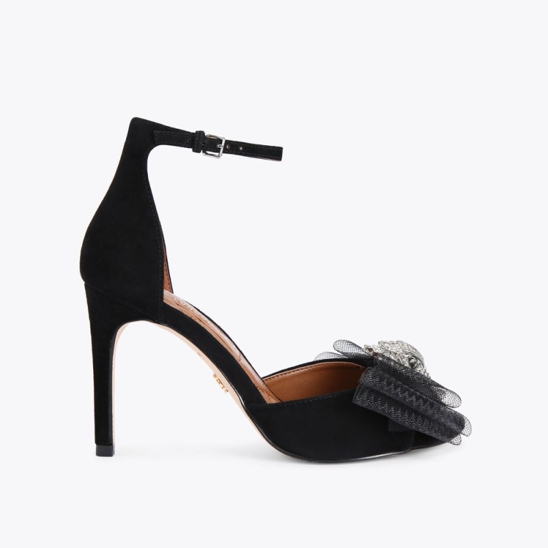 Kurt Geiger Women's Kensington Bow Sandal - Black | Canada Outlet