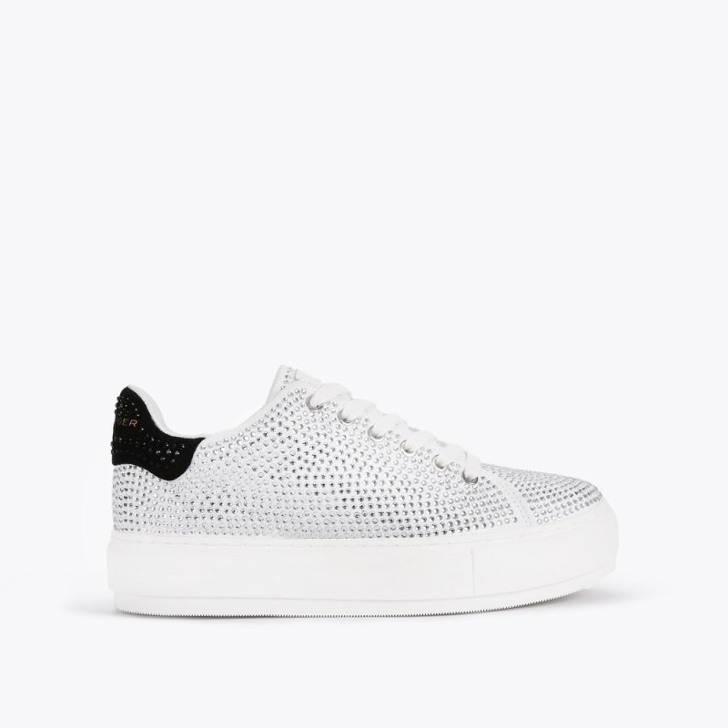 Kurt Geiger Women's Laney Crystal - White | Canada Outlet