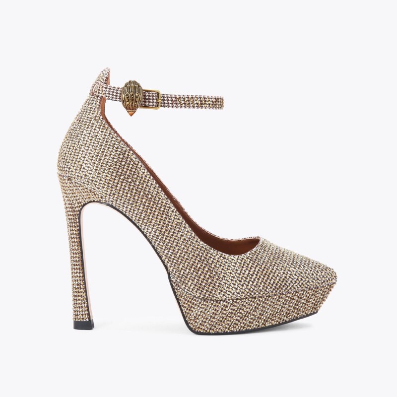 Kurt Geiger Women's Shoreditch Platform Court - Beige | Canada Outlet