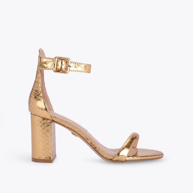 Kurt Geiger Women's Langley Heel - Gold | Canada Outlet