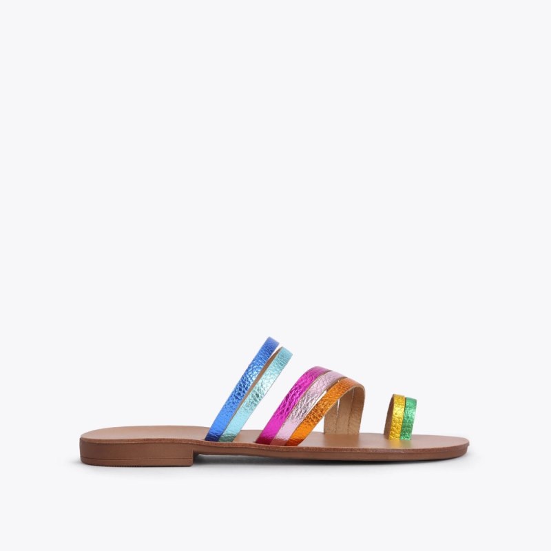 Kurt Geiger Women's Delilah Rainbow Sandal - Multi / Other | Canada Outlet