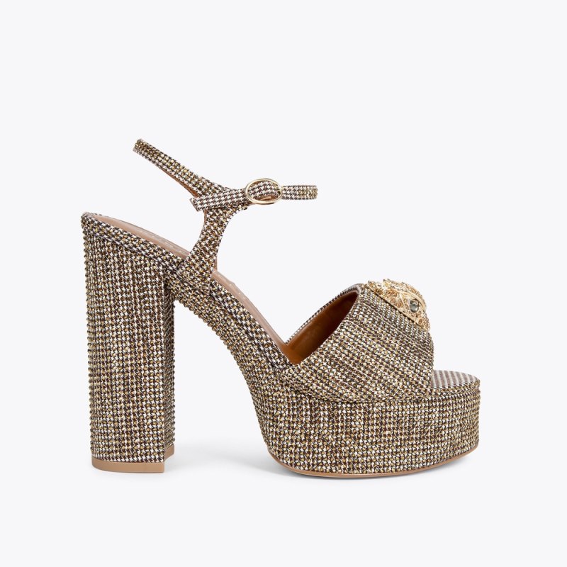 Kurt Geiger Women's Kensington Platform Heel - Beige | Canada Outlet