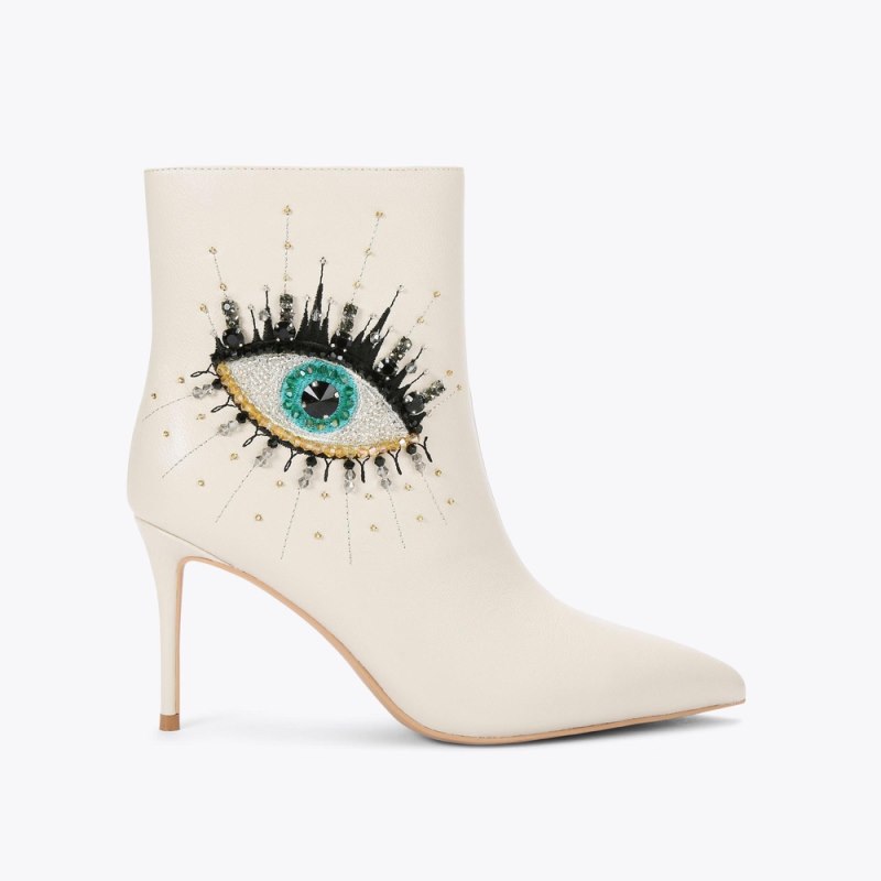 Kurt Geiger Women's Belgravia Eye Boot - Bone | Canada Outlet