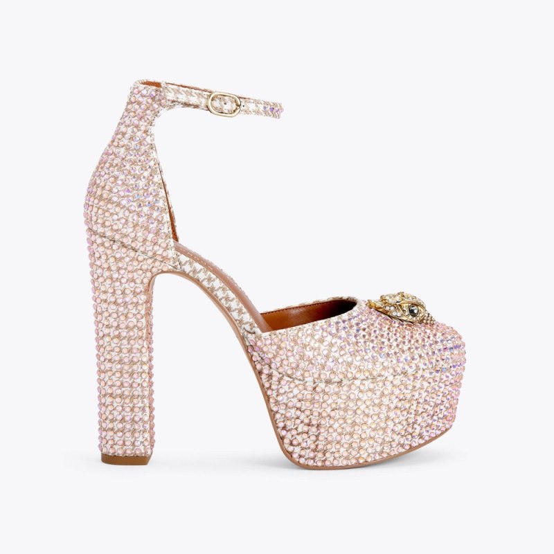 Kurt Geiger Women's Kensington Platform - Beige Combination | Canada Outlet