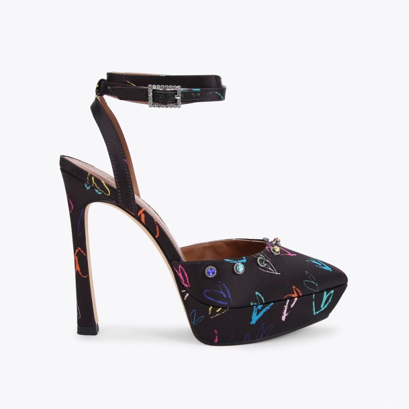 Kurt Geiger Women's Octavia Platform Heel - Black Other | Canada Outlet