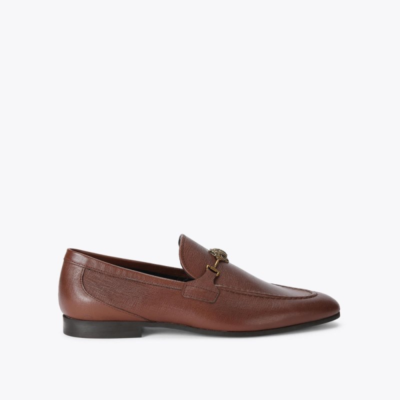 Kurt Geiger Mens Ali Loafer - Mid Brown | Canada Outlet