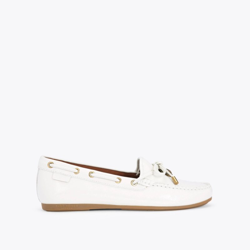 Kurt Geiger Women's Eagle Moccasin Flat - Bone | Canada Outlet