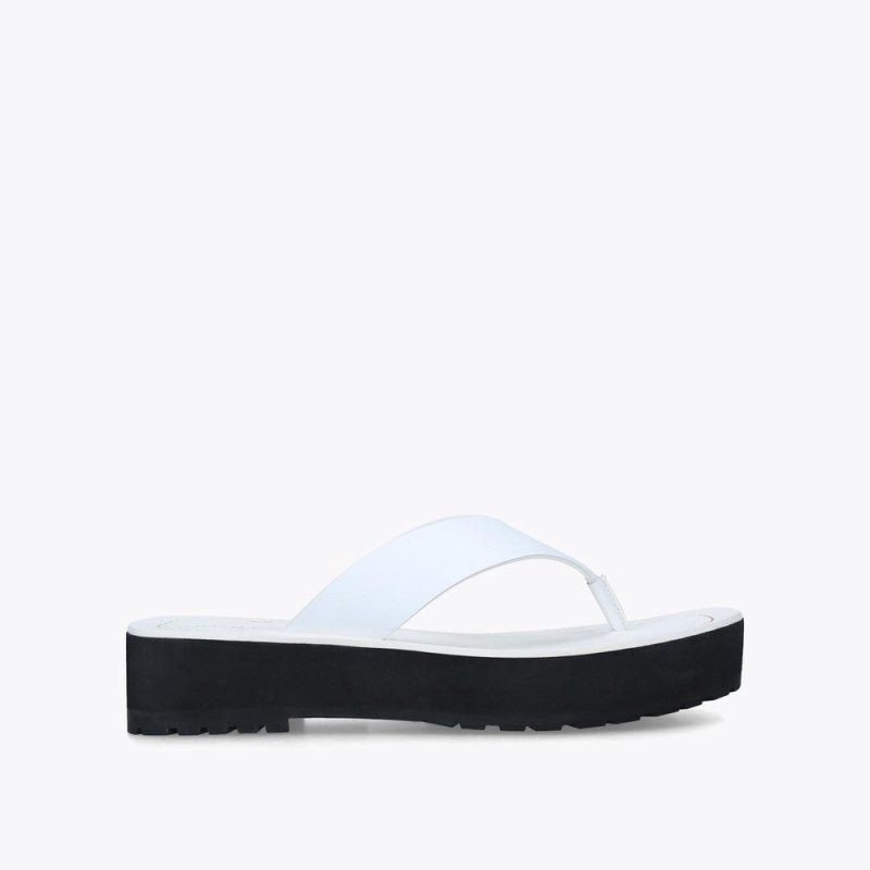 Kurt Geiger Women's Molly Rainbow Stitch - White | Canada Outlet