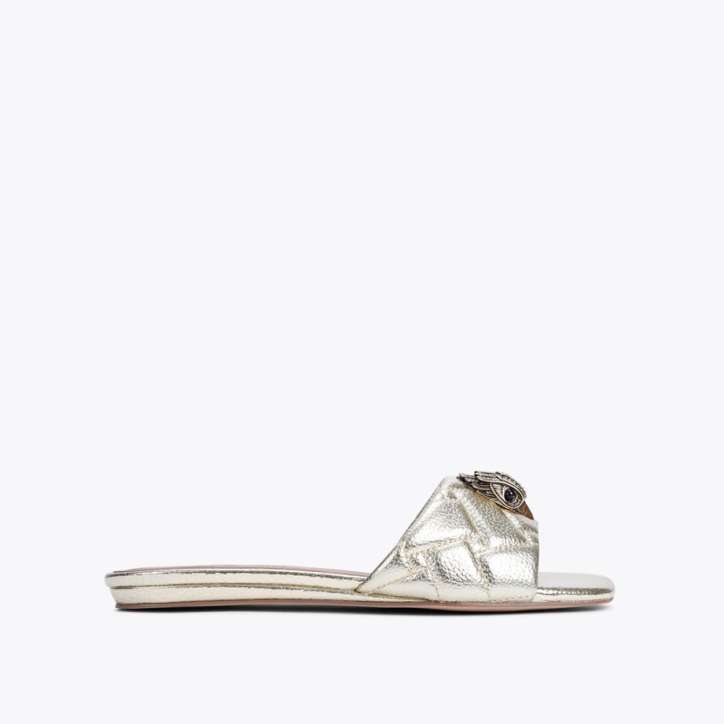 Kurt Geiger Women's Kensington Sandal - Gold | Canada Outlet