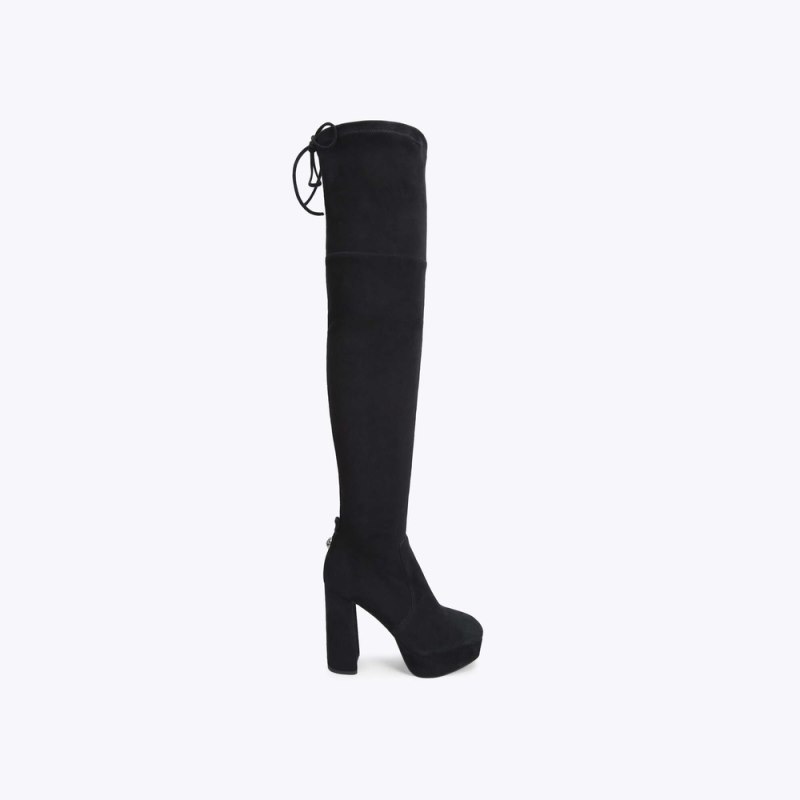Kurt Geiger Women's Pierra Platform Over The Knee Boot - Black | Canada Outlet