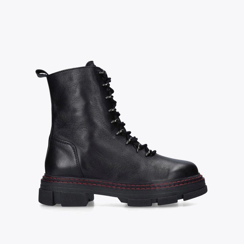 Kurt Geiger Women's Bird - Black Red | Canada Outlet
