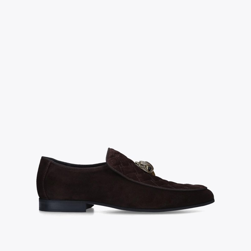 Kurt Geiger Mens Hugh Eagle Loafer - Brown | Canada Outlet