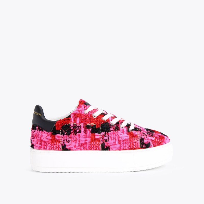 Kurt Geiger Women's Laney Tweed - Fushia | Canada Outlet
