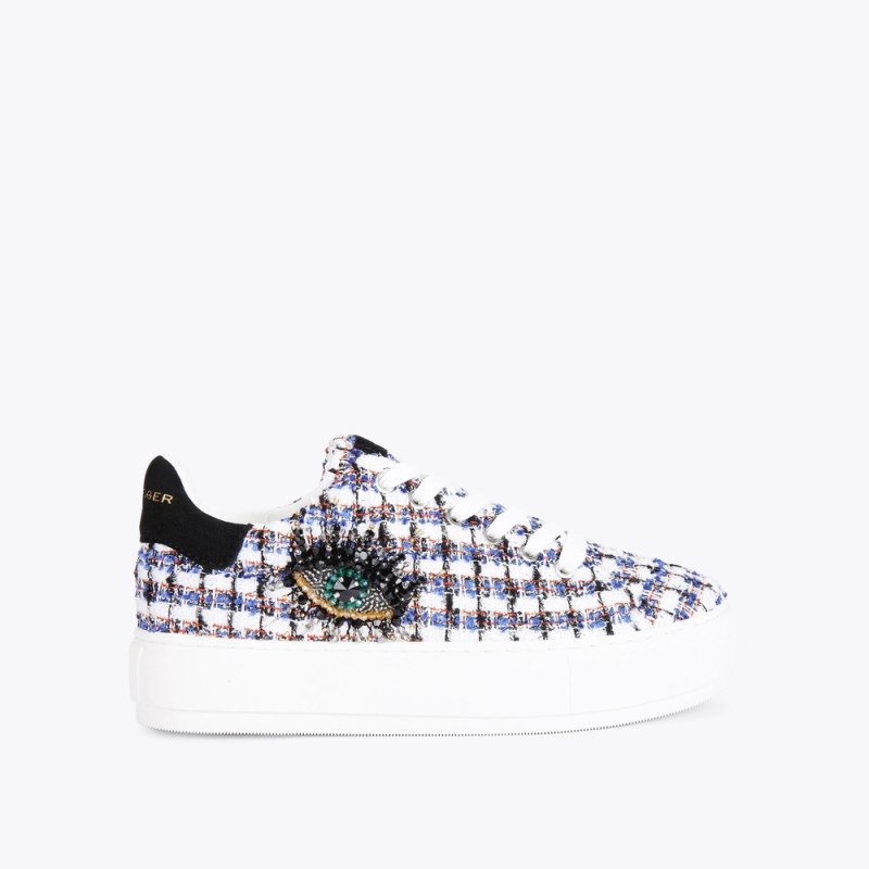 Kurt Geiger Women's Laney Eye Sneaker - White Other | Canada Outlet