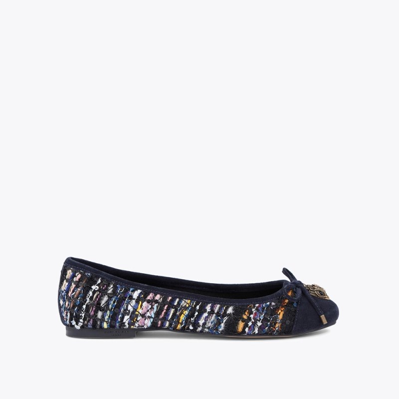 Kurt Geiger Women's Eagle Ballerina Flat - Black Other | Canada Outlet