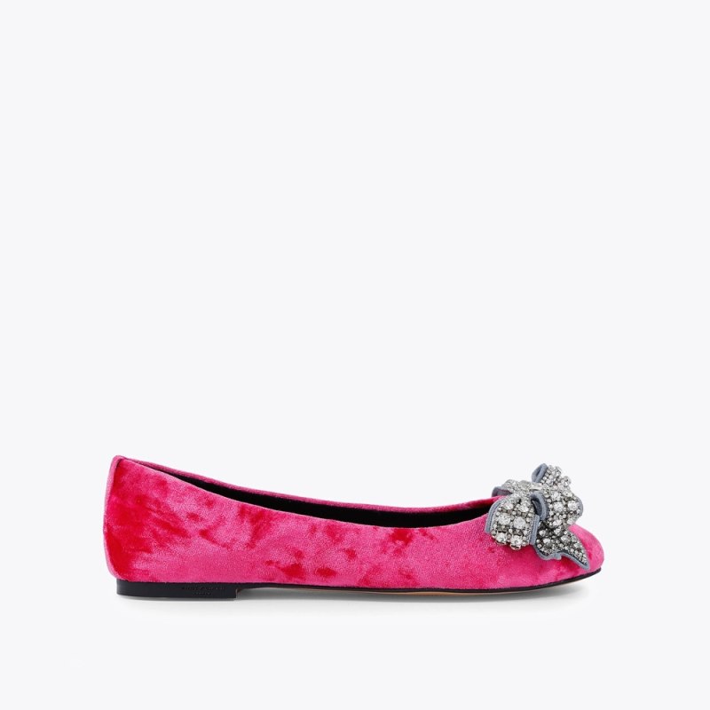Kurt Geiger Women's Bow Ballerina Flat - Pink | Canada Outlet